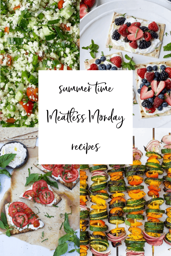 mediterranean inspired summer time meatless monday recipes / the domestic dietitian