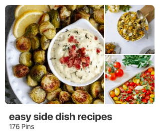 easy side dish recipes on pinterest