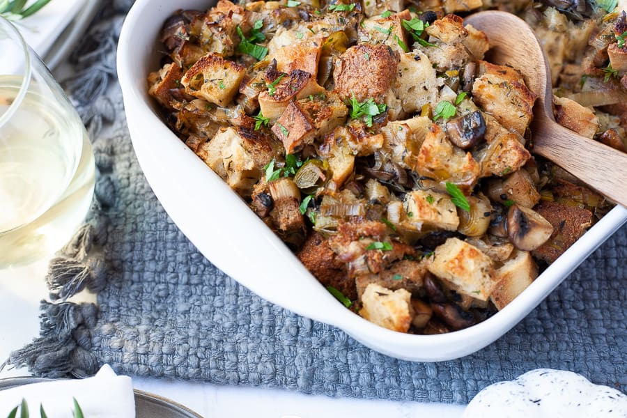 vegetarian mushroom stuffing 