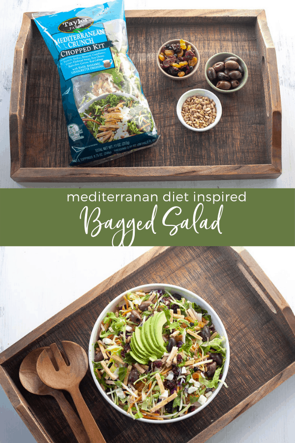 mediterranean diet inspired bagged salad