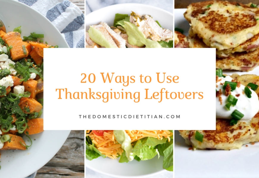 20 ways to use thanksgiving leftovers