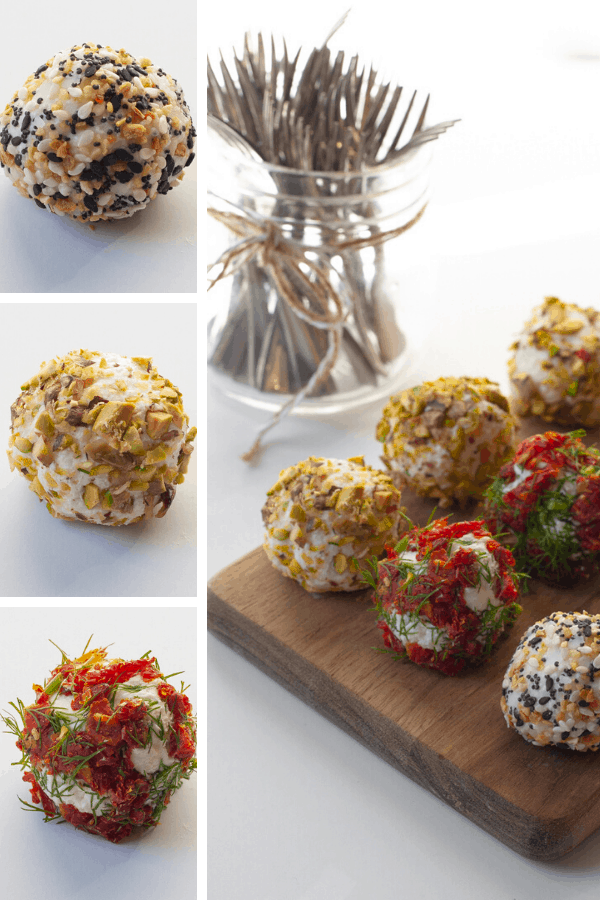 mini cheese balls festive holiday appetizer 