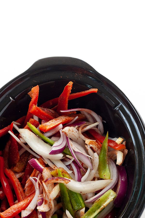 chicken fajitas made in crock pot