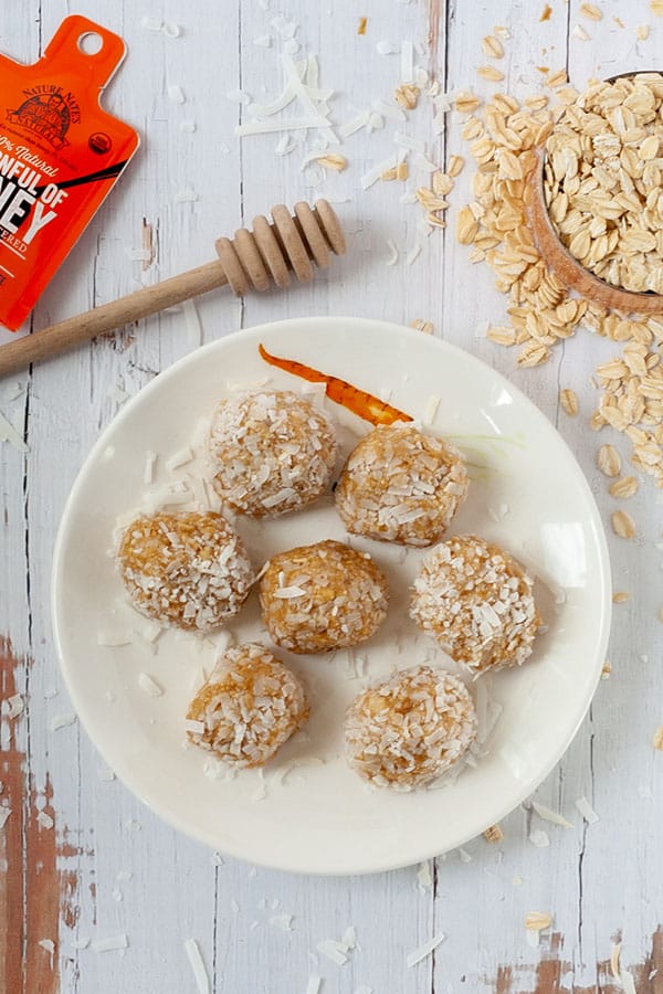 almond butter and honey bites recipe quick and easy treat