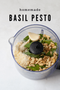 homemade basil pesto recipe