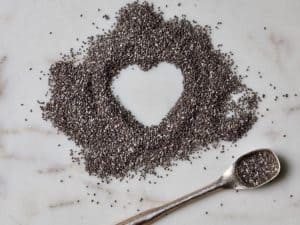 hearty healthy chia seeds