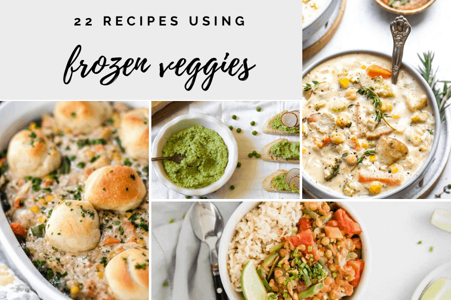 22 recipes using frozen vegetables