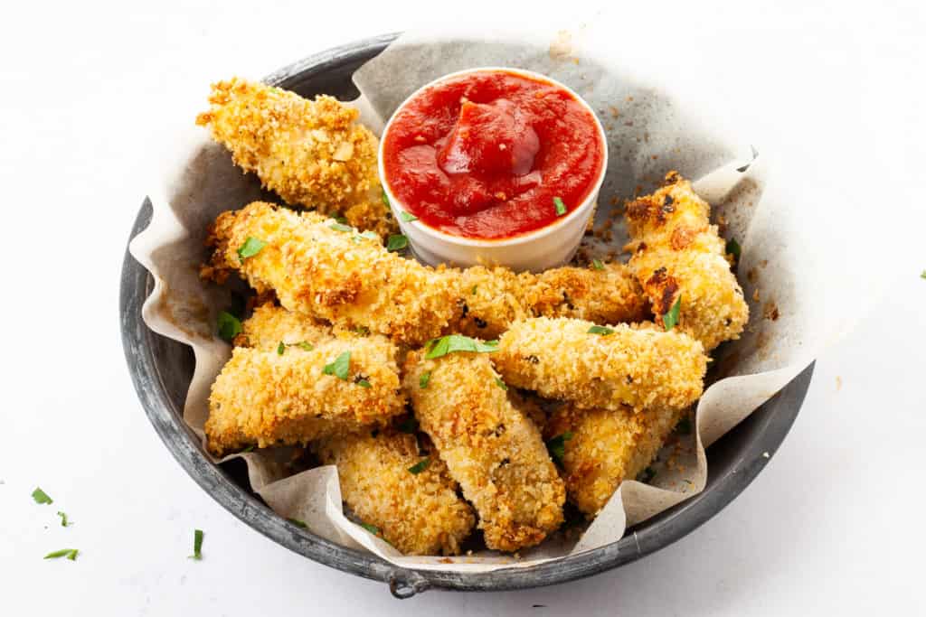 healthy baked fish sticks