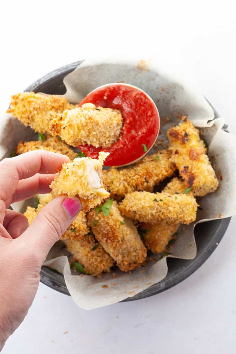 Baked Fish Sticks - Family Friendly Dinner - The Domestic Dietitian