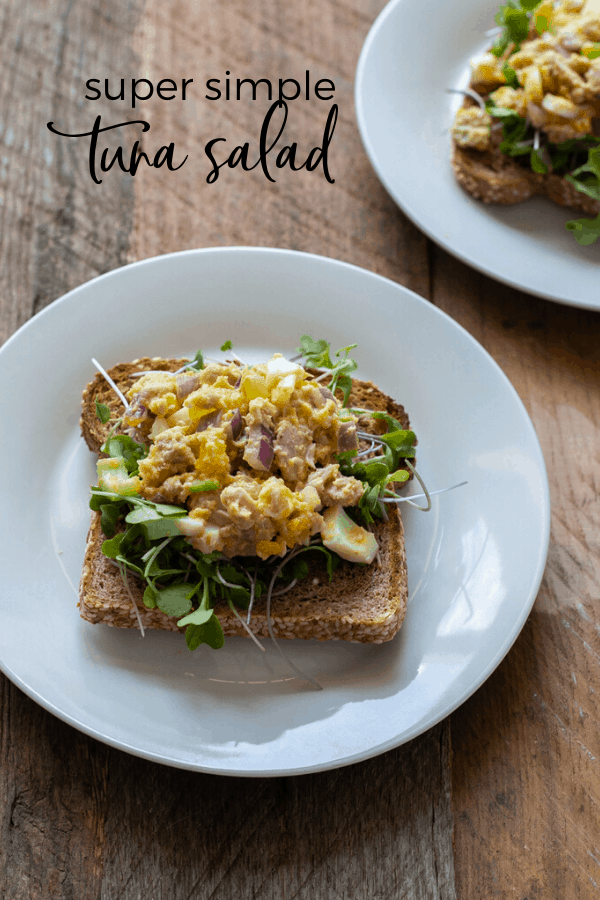 super simple tuna salad recipe lunch