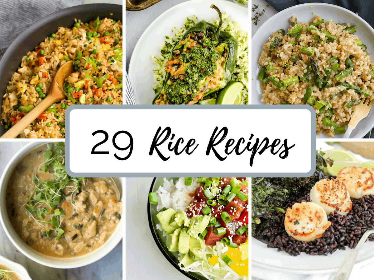 29 recipes using rice