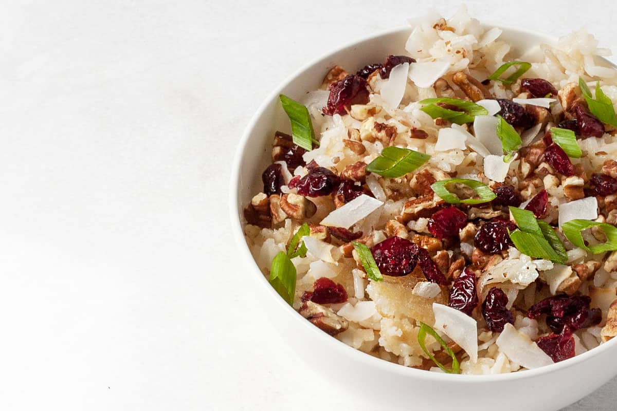 coconut crispy rice bowl