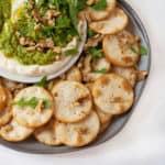 whipped walnut pesto dip