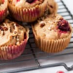 cranberry sweet potato muffin