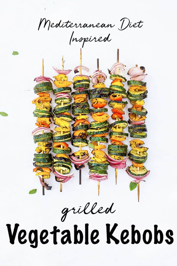 mediterranean diet grilled vegetable kebobs