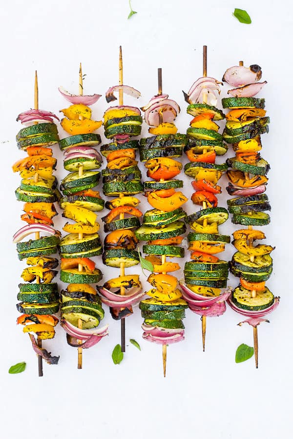 grilled vegetable kebobs