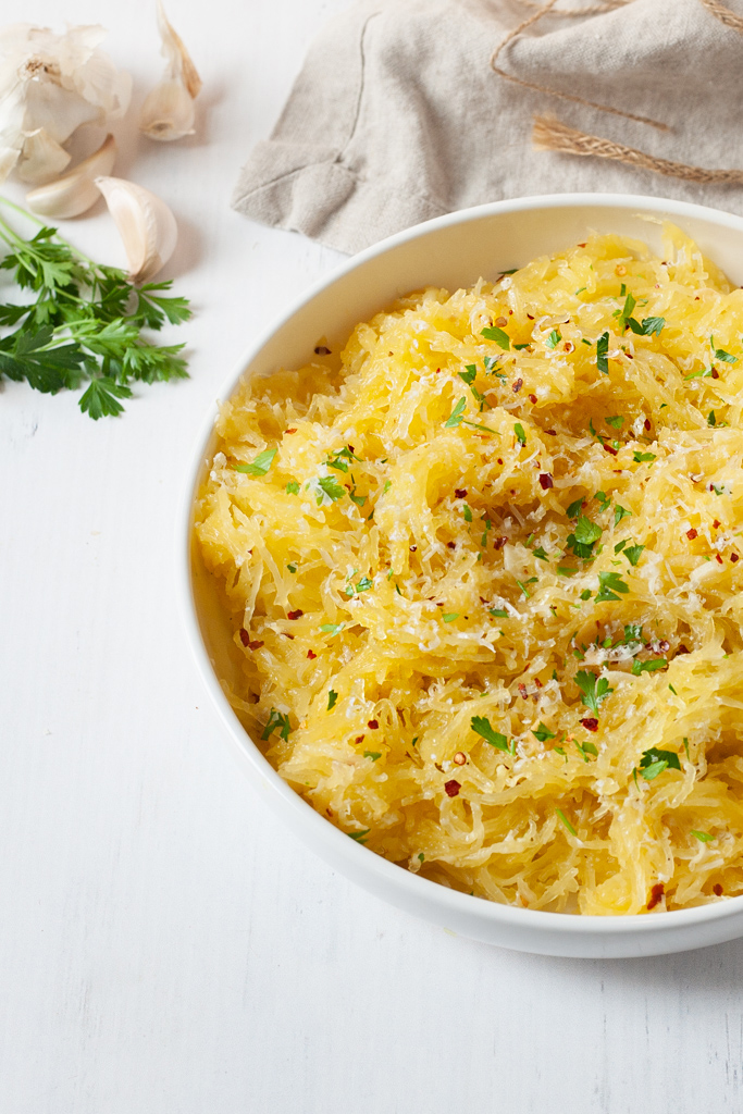 Spaghetti Squash Aglio e Olio