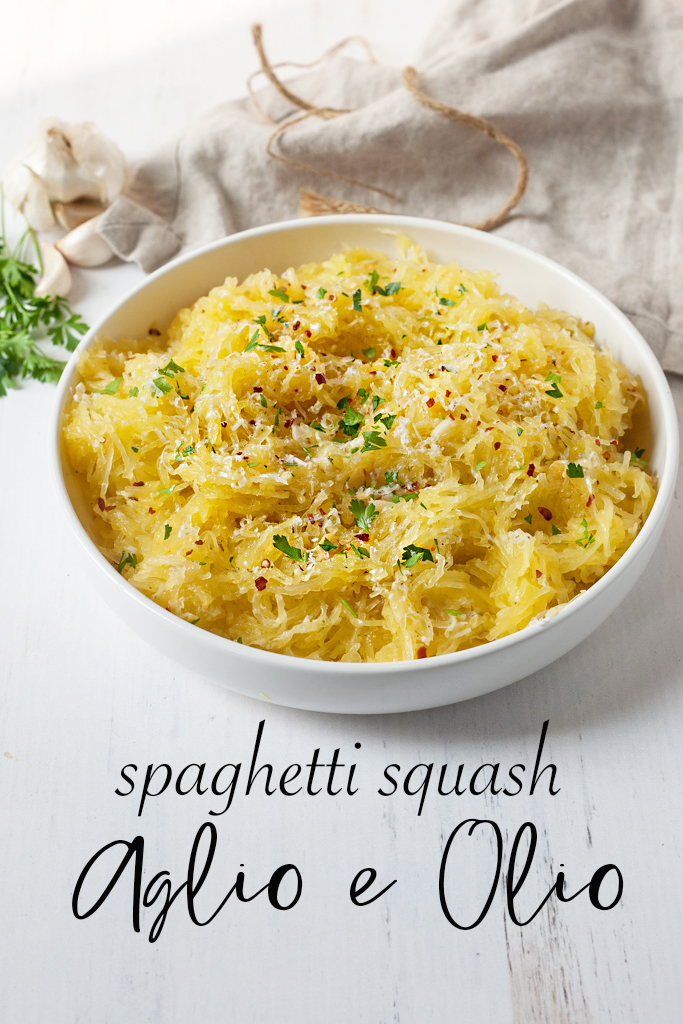 spaghetti squash aglio e olio recipe