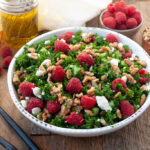 raspberry walnut salad