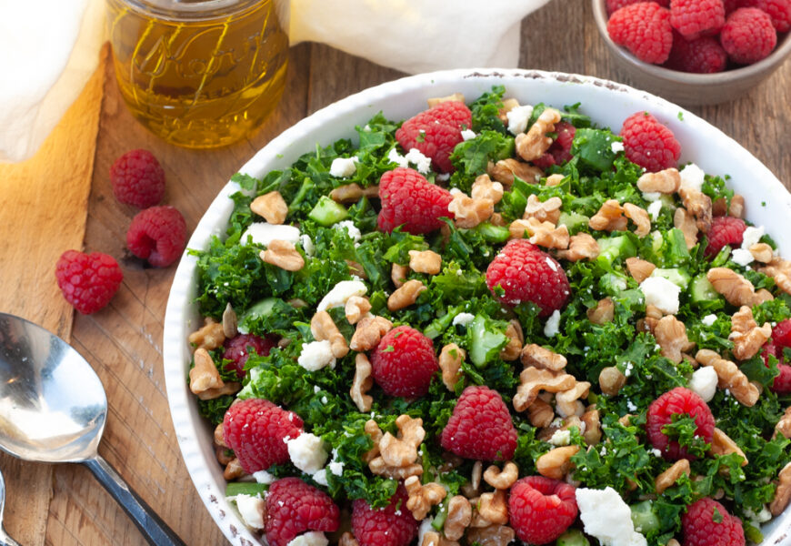 raspberry walnut salad recipe