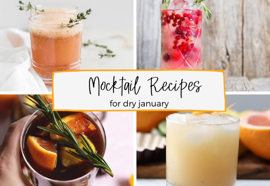 mocktail recipes for dy january