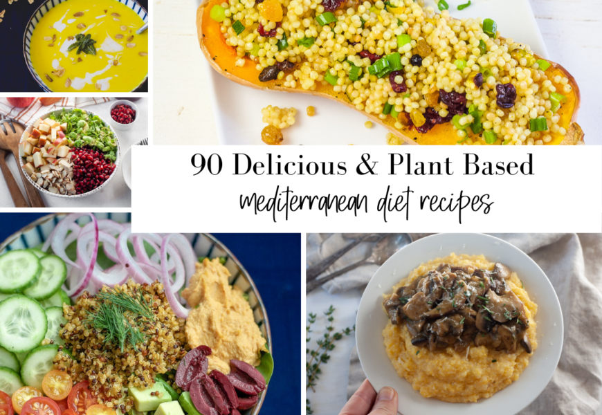 90 Plant Based Mediterranean diet Recipes