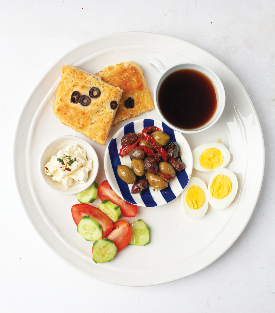 grazing breakfast plate