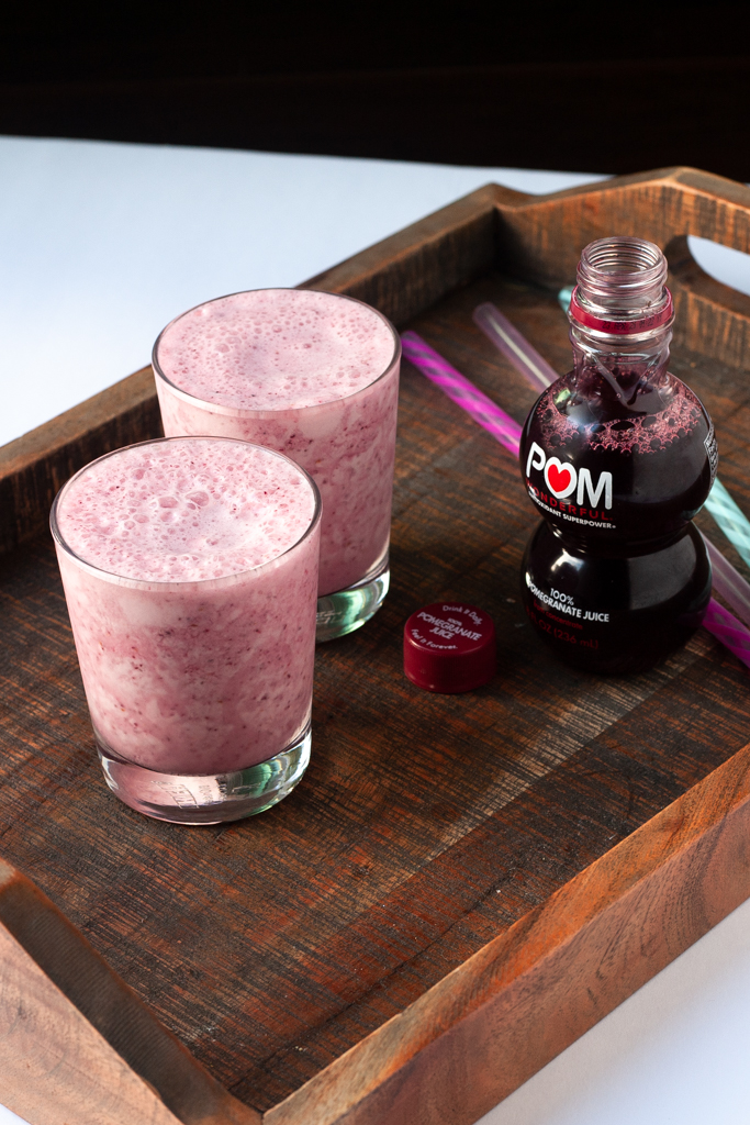 Chia Pomegranate Smoothie Recipe long