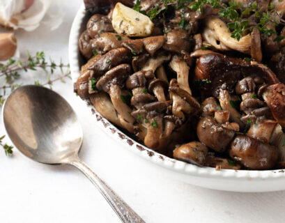 sautéed garlic mushrooms