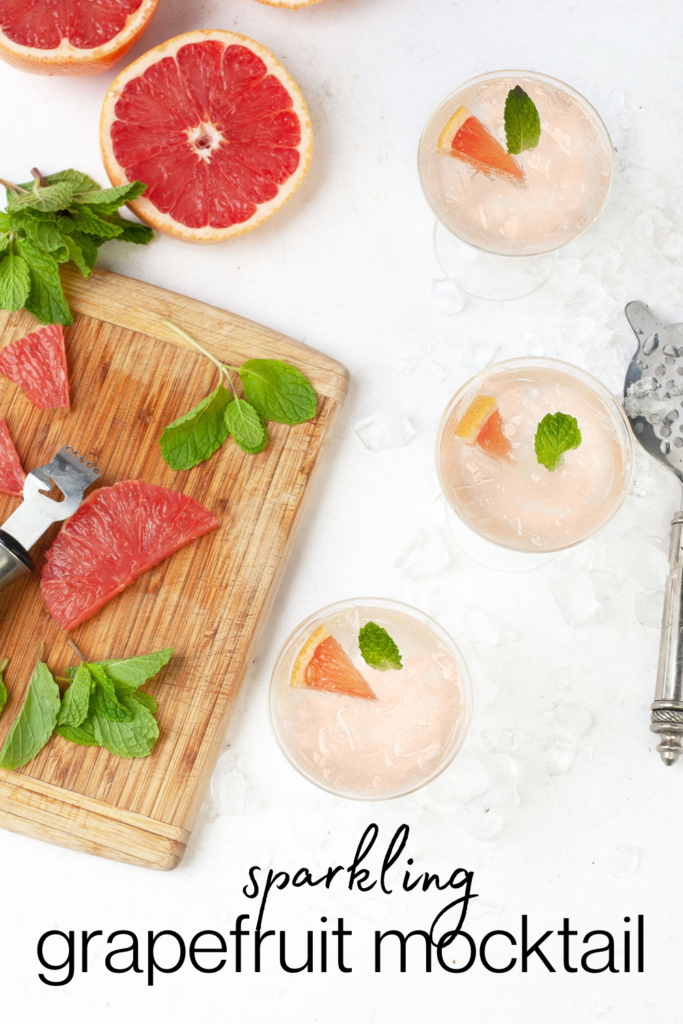 sparkling grapefruit water mocktail recipe