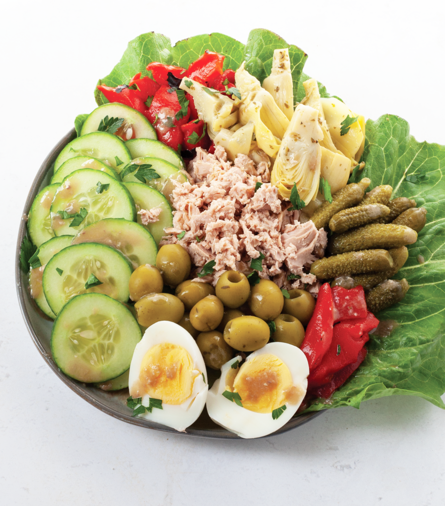 Nicoise salad for leftover hardboiled eggs