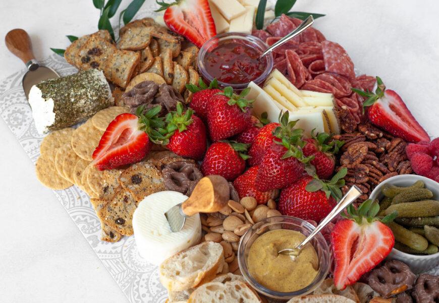 DIY Charcuterie Board from trader joes ingredients