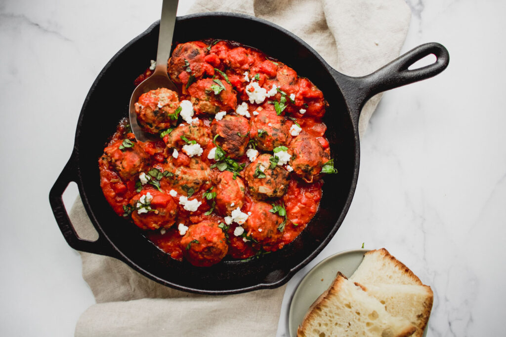 Greek Turkey meatballs