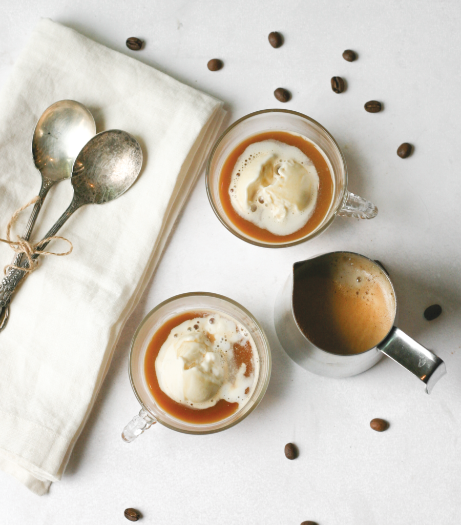 traditional affogato