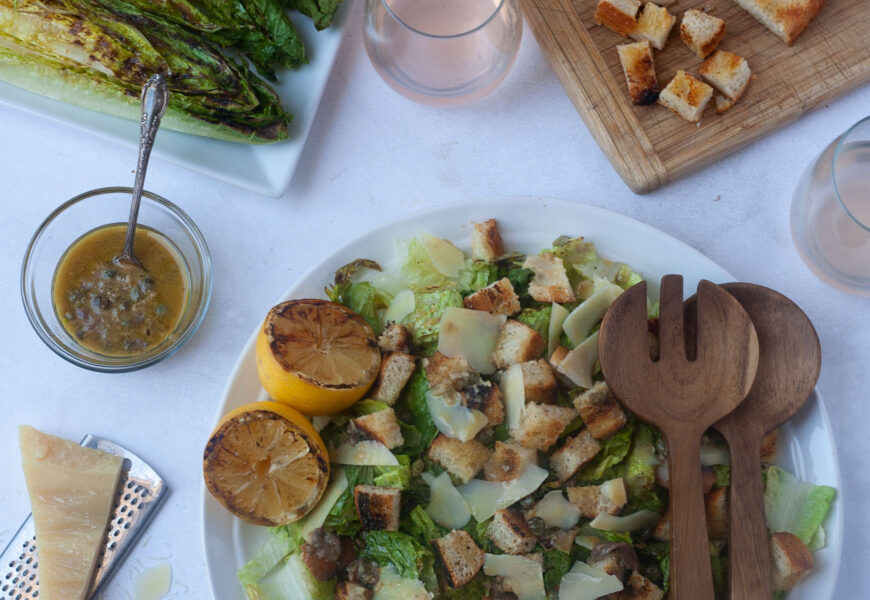 grilled Caesar salad