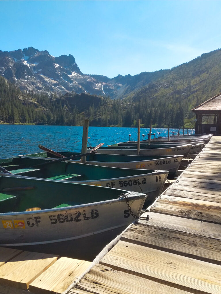 boat dock at sardine lake resort