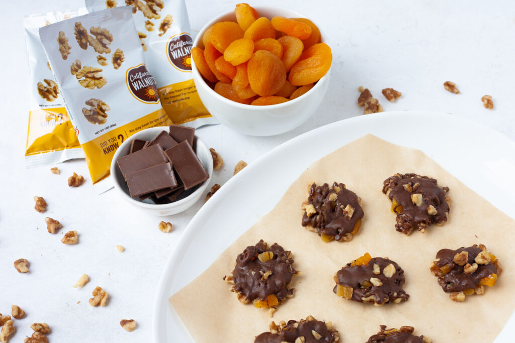 apricot walnut clusters brain boosting snack