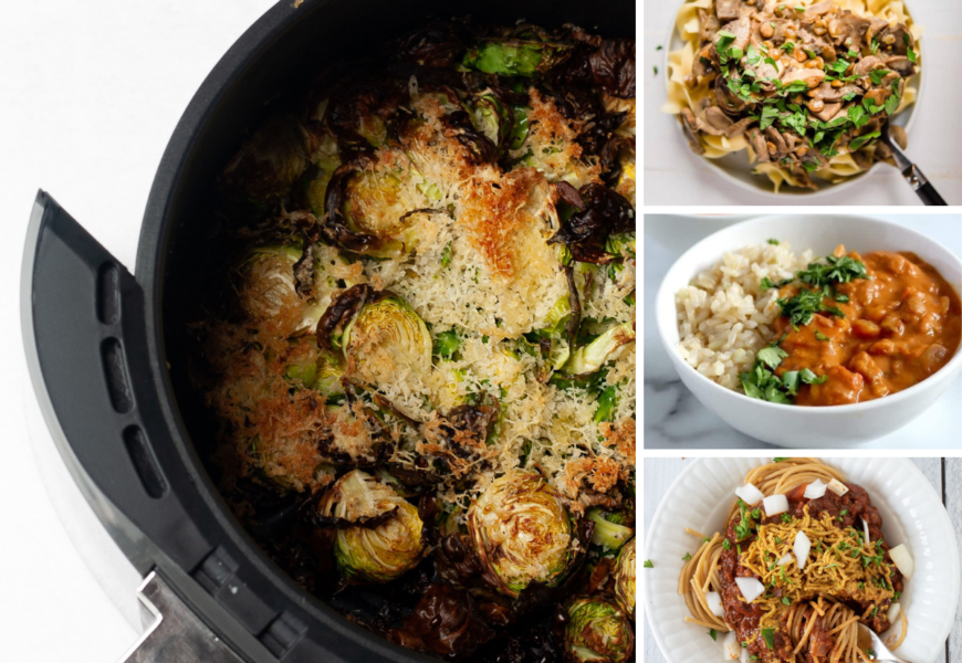 meatless meals using instant pot slow cooker or air fryer