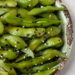 sesame and garlic edamame recipe