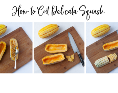 how to cut a delicata squash