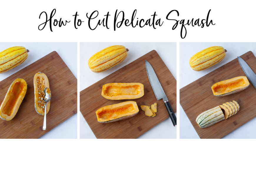 how to cut a delicata squash