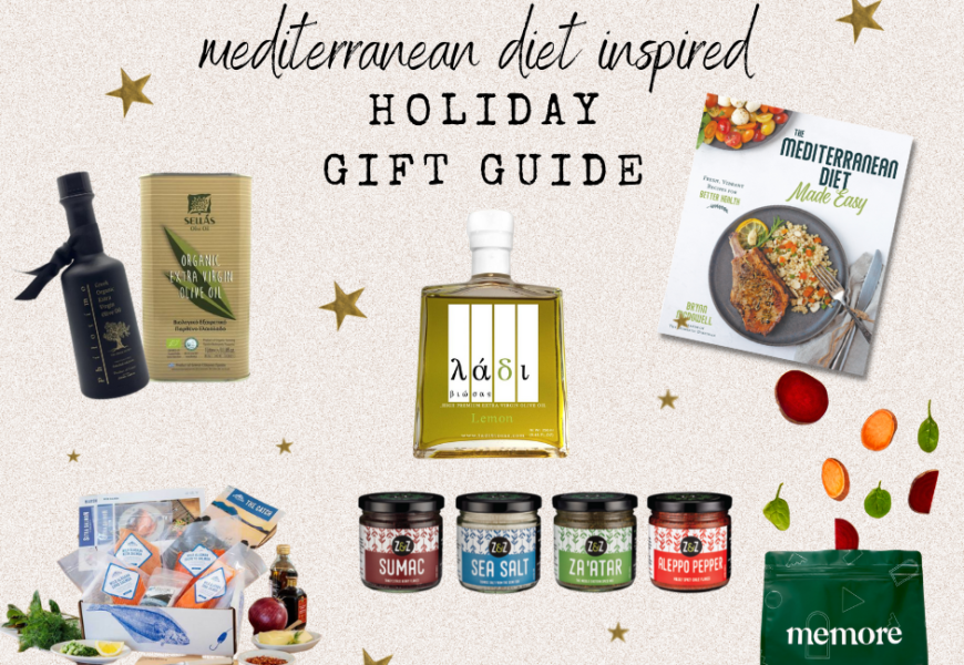 Mediterranean Diet gift ideas for the holidays