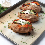 Black Bean Stuffed Sweet Potato