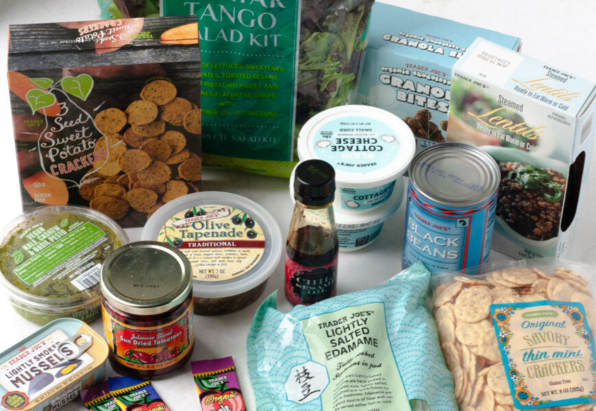 Mediterranean diet items at Trader Joes