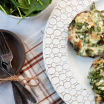 spinach and artichoke stuffed portobello mushrooms