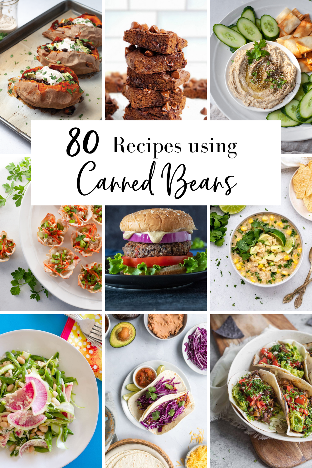 80 Recipes using Canned Beans