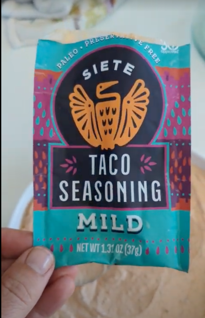 siete taco seasoning