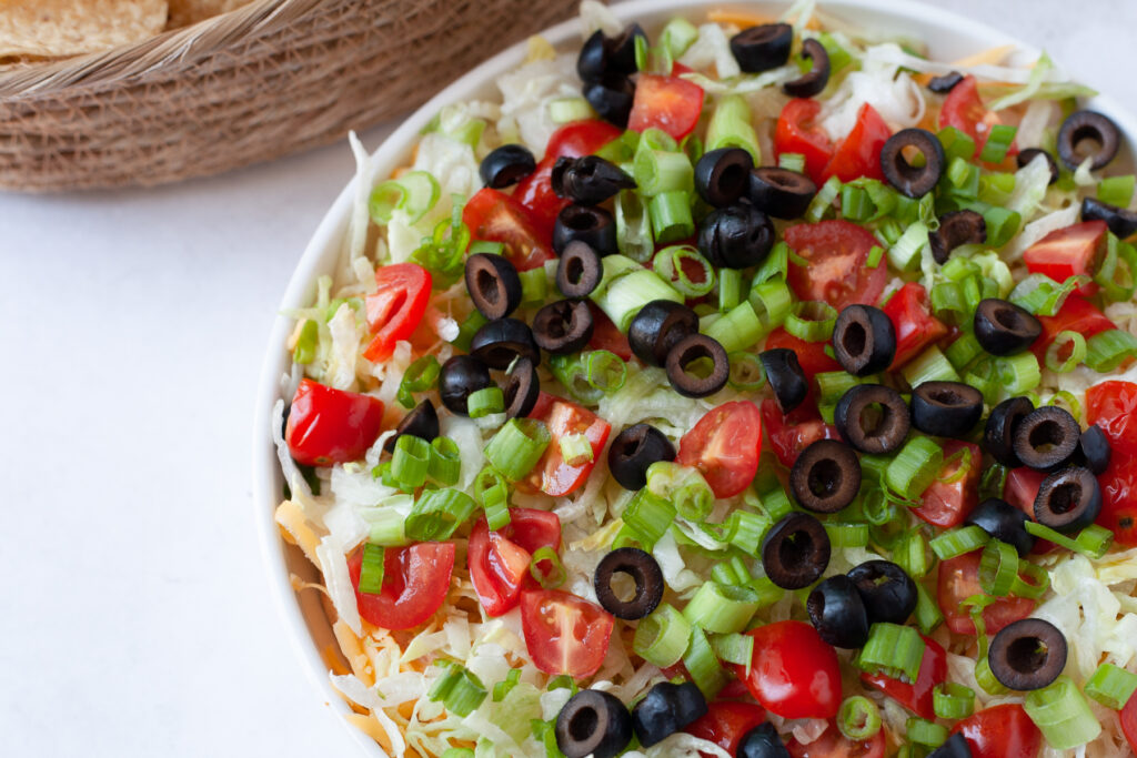 vegetarian taco dip