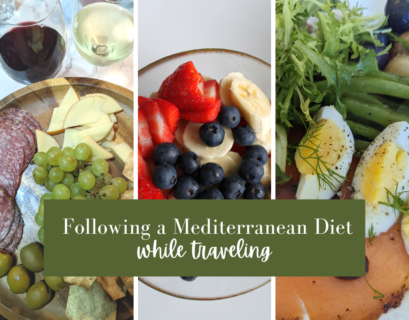 Mediterranean diet travel tips and recipes