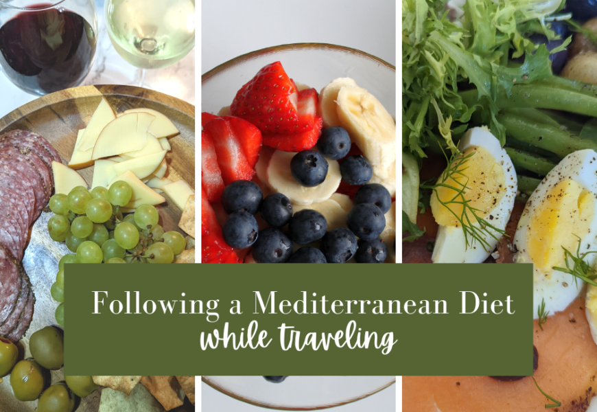 Mediterranean diet travel tips and recipes